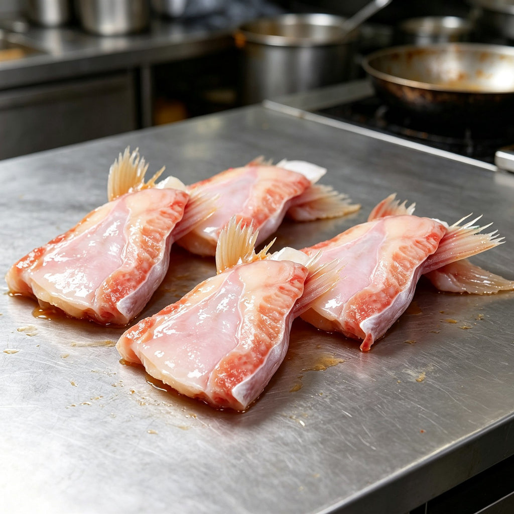 Fresh Basa Fish Fins Delicacy